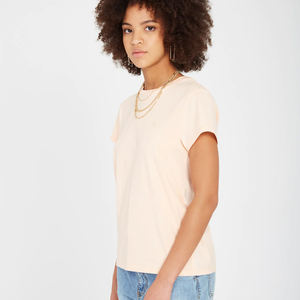 Camiseta cómoda de algodón de manga corta para mujer - Product Image 4