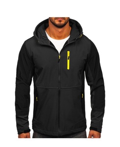 Veste softshell pour homme de haute qualité, respirante, pour l'hiver, avec col montant et logo sur le devant, pour les sports de plein air - Product Image 1