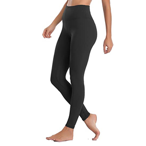 Ensemble de leggings pour femmes en coton biologique 100 % sans couture, leggings de yoga en coton biologique, leggings crayon durables pour femmes avec OEM - Product Image 5