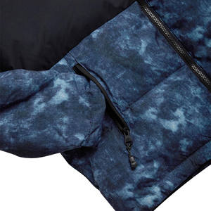 Vestes pour hommes Mode Hiver Extérieur Revêtement imperméable avec tissu en polyester Toile épaissie Coupe-vent Veste matelassée pour hommes - Product Image 4