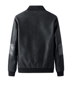 Chaqueta de Cuero Genuino Negra para Hombre de Alta Calidad, Estilo Industrial, Chaqueta de Cuero para Hombre, Talla Personalizada, Ropa Casual, Chaquetas para Hombre - Product Image 2