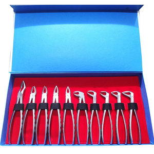 ชุดเครื่องมือถอนเหล็กดัดฟัน 10 ชิ้น อุปกรณ์ผ่าตัดทางทันตกรรม ชุดเครื่องมือจัดฟันระดับมืออาชีพ ได้รับการรับรองมาตรฐาน OEM CE ระดับ II - Product Image 1