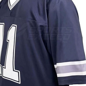 Jersey de Fútbol Americano de Manga Corta Totalmente Personalizado 2025, Proveedor Mayorista de Venta Caliente, Transpirable y de Secado Rápido - Product Image 4