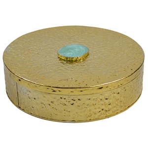 โหลโลหะสำหรับตกแต่งภาชนะสำหรับเสิร์ฟผลไม้แห้งและลูกอม - Product Image 4