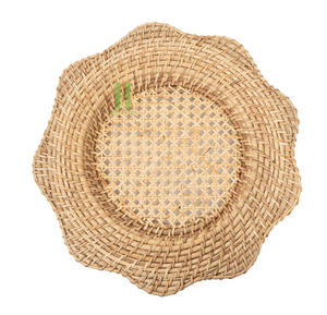 BEST SELLER <b>Rattan</b> Charger Plates For Decoration Restaurant Dining Table <b>Placemats</b> From Vietnam - Product Image 5
