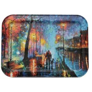 ถาดไม้ประดับมุกรูปทรงสี่เหลี่ยมขนาด310x430มม. ถาดเสิร์ฟอาหารสไตล์อาหรับ - Product Image 1