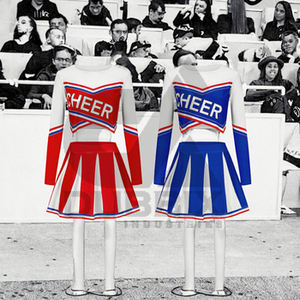 Tops Ajustados para Niñas BAIGE, Uniformes de Animadoras de Alta Calidad al por Mayor, Impresión Digital, 100% Poliéster - Product Image 3