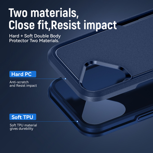 เคสป้องกัน PC TPU HYBRID ARMOR iPhone 16 PLUS/16/15เคสโทรศัพท์มือถือกันกระแทกป้องกันกล้อง PRO MAX - Product Image 3