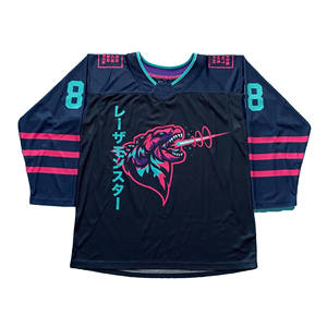 Nuevo diseño personalizado hombres hielo cuello redondo Hockey Jersey uniforme ropa deportiva hecho a medida uniforme de hockey sobre hielo - Product Image 1