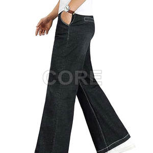 2025 Customized Design Washed <b>Men's</b> Pants Latest Casual Wear <b>Men's</b> <b>Flared</b> <b>Jeans</b> Pants - Product Image 2