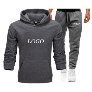 Men's Cotton Cropped Boxy Zip Hoodie Flared Sweatpants <b>Set</b> Custom Logo Winter Maternity <b>Sweat</b> Suits Wholesale - Product Image 1