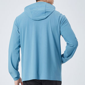 แจ็กเก็ตมีฮู้ดสำหรับผู้ชายเสื้อออกกำลังกายมีซิปสำหรับใส่ทำกิจกรรมกลางแจ้งเสื้อแจ็คเก็ตลำลองสำหรับ2025 - Product Image 3