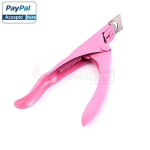 Cortador Profesional de Uñas Acrílicas Rosadas, de Acero Inoxidable, Duradero y Portátil, para un Corte Suave de Uñas Gruesas - Product Image 5