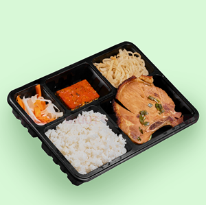 QUANG QUAN Disposable <b>Plastic</b> Bento Lunch Box 1/2/3/4/5 Compartments HIPS Food Storage Container <b>Lid</b> Storage Boxes <b>Bins</b> - Product Image 1