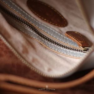 Bolso bandolera de piel auténtica de vaca, elegante bandolera de uso diario para mujer de Indonesia, el mejor producto - Product Image 6