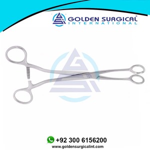 Pinces à éponges Kelly, instruments gynécologiques pour saisir les tissus et les polypes utérins, 320 mm - Product Image 2