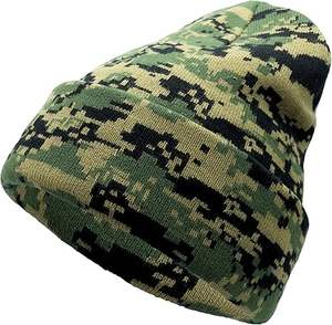 Gorro de Invierno Unisex con Estampado de Camuflaje, Tejido de Punto Suave y Cálido con Puño para Hombre y Mujer, con Impresión Digital, Tejido Común para Viajes - Product Image 2