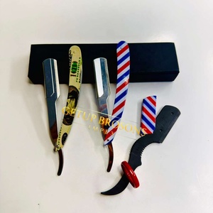 Maquinilla de Afeitar Profesional de Acero Inoxidable de Una Sola Hoja para Hombre, Diseño Multicolor, Personalizable con Marca Privada - Product Image 3