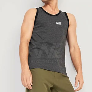 Nueva Camiseta Deportiva de Tirantes Cruzados en Y para Hombre, de Alta Calidad, Ecológica, de Secado Rápido y Transpirable, con Colores y Logotipo Personalizados, Servicio OEM - Product Image 2