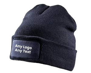 Unisex Cotton Beanie <b>Hat</b> for Winter <b>Personalised</b> Printed with Custom Logo Eco-Friendly Winter Cap Design - Product Image 1