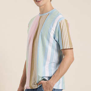 เสื้อยืดคอกลมทรงหลวมสำหรับผู้ชายเสื้อยืดผ้าฝ้าย100% พิมพ์ลายซับลิเมชันงานออกแบบได้ตามที่ต้องการ - Product Image 3