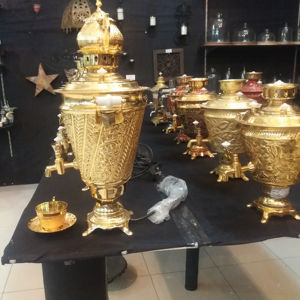 Samovar-cobre niquelado, 3Lt - Product Image 1