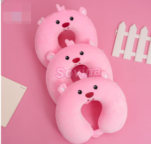 Beaver Latex Neck <b>Pillow</b>, Soft Loopy U-<b>Shaped</b> <b>Pillow</b> - Product Image 6