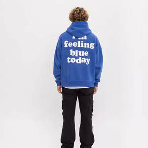 Le Pakistan a fait un motif solide à la mode bouffée impression sweats à capuche pour hommes personnalisé hiver couleurs de base bas prix de base - Product Image 5