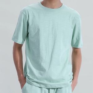 Camiseta Personalizada al por Mayor, Camiseta 100% Algodón, Camiseta Lisa para Hombre, Manga Corta, 380g, Serigrafía, Cuello Redondo, Ecológica - Product Image 1