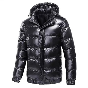 Vestes matelassées en duvet pour hommes avec logo personnalisé 2024, veste gonflée à bulles, veste d'hiver chaude, veste en duvet pour homme, prix de gros OEM - Product Image 1