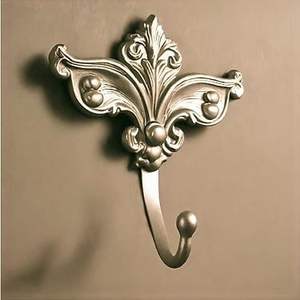 Crochets muraux décoratifs en laiton de haute qualité avec des crochets traditionnels qui améliorent à la fois la capacité de stockage et le style décoratif de la maison - Product Image 6