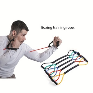 Corde d'entraînement de boxe à grande vitesse TPE <span class=keywords><strong>bande</strong></span> de résistance à cordon élastique Muay Thai Art martial poinçonnage équipement de pratique - Product Image 2