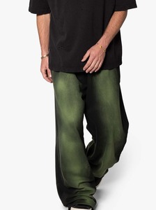 Pantalons de survêtement baggy vintage pour hommes, style streetwear, délavés à l'acide, en tissu épais, taille élastique, surdimensionnés, OEM - Product Image 5