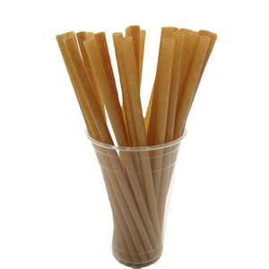 Pajitas de Papel Desechables 100% Biodegradables de Caña de Azúcar, Ecológicas, de Color Natural, Ideales para Viajes, Restaurantes y Eventos - Product Image 3