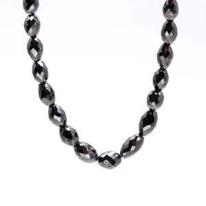 Perles de diamant noir 100% naturelles, 4-6,5 mm, brins de 16 pouces, diamants en vrac - Product Image 1