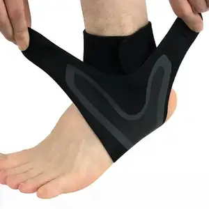 健身房健身踝带双d形环可调氯丁橡胶用于电缆机，定制脚支撑衬垫踝支撑