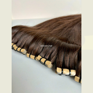 BANDE de cheveux vietnamiens dans les extensions de cheveux humains traitées avec la technique slave et russe pour des nuances blondes naturelles - Product Image 6