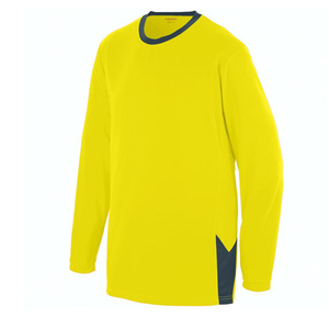 Promotion personnalisé hommes grande taille séchage rapide thermique Double couche à manches longues T-shirt respirant antibactérien Anti-UV vêtements de sport - Product Image 3