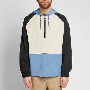 Veste coupe-vent légère à capuche pour homme, 100% nylon, séchage rapide, respirante, veste décontractée d'hiver avec logo sur le devant - Product Image 4