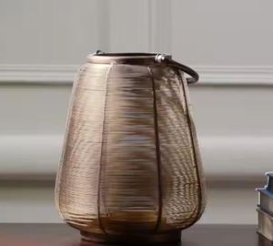 Handmade Candle Holder Decor Miniature Home Gifts Creative Vintage Metal <b>lantern</b> Home Decoration - Product Image 5