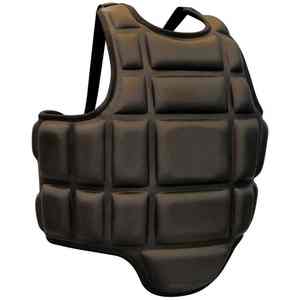 Protecteurs de poitrine unisexe approuvés par la WKF pour le karaté, le taekwondo, l'entraînement de hockey et la compétition en cuir PU Gear Wholesale - Product Image 1