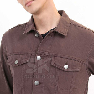 100% Cotton 2026 Latest Style Men Jeans Jacket Wholesale Best Selling Low MOQ OEM Service Jeans Winter Jacket - Product Image 6