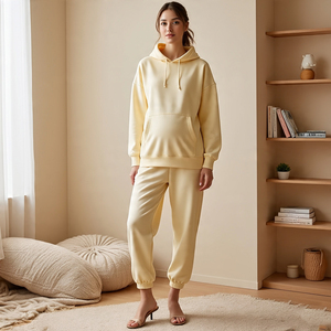 Sweat à capuche et pantalon de survêtement pour femmes Survêtement de maternité pour femmes Grossesse Allaitement Jogging zippé Survêtement pour femmes - Product Image 4