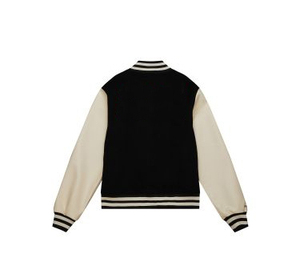 Vêtements de sport, logo d'équipe personnalisé, vestes universitaires, cuir véritable, respirant, grande taille avec tissu en laine, veste universitaire - Product Image 6