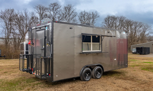 8.5x20 Equipped mobile commercial kitchen Trailer - Product Image 2
