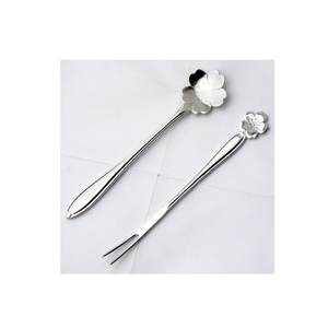 ชุดมีดส้อมช้อนซุปสแตนเลสช้อนส้อมเครื่องเงินช้อนชาสำหรับงานแต่งงาน - Product Image 6