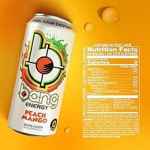 Bebida energética Order Bang - Sabor Melocotón Mango y otros sabores a la venta a precios de mayoreo - Product Image 3