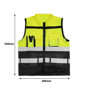 Chaleco cálido de invierno para hombre de tamaño personalizado de alta calidad, sólido sin mangas con características de seguridad de calidad protectora transpirable - Product Image 2