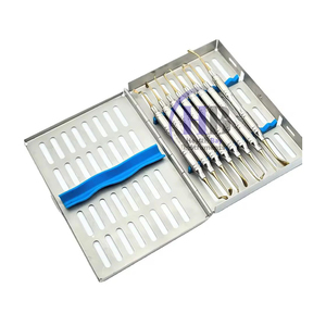 Kit de herramientas dentales compuestas recubiertas de titanio Juego de fuente de alimentación manual de instrumentos restaurativos y quirúrgicos en formato de casete - Product Image 3