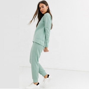 K210322 Automne 2025 Vêtements pour femmes Grande taille Tenues décontractées à manches longues Haut et pantalon de survêtement Ensemble deux pièces Vêtements pour femmes - Product Image 2